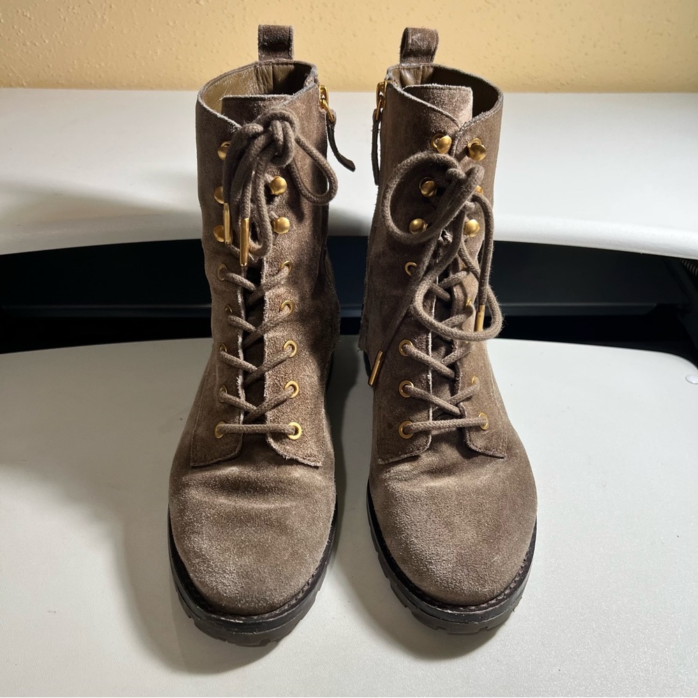 Tory Burch Brown Ankle Boots